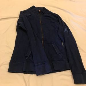 A zip-up jacket